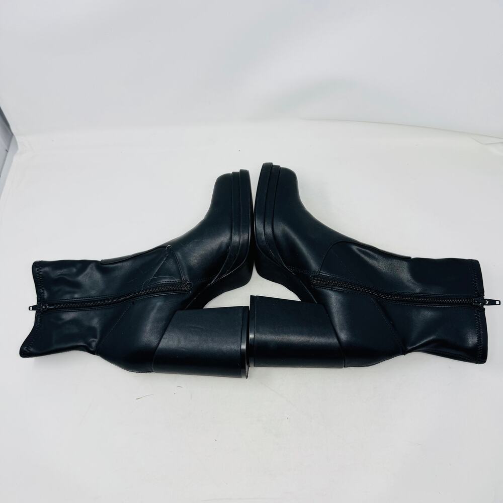 Steve Madden Black Heeled Boots - Picture 7 of 12